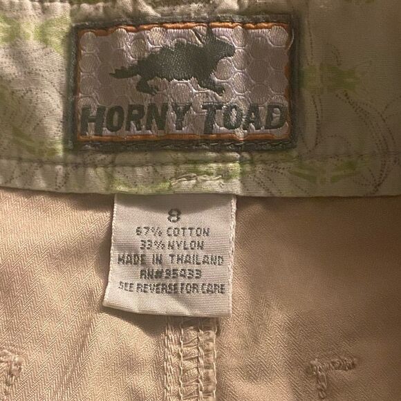 Horny Toad Women's Sz 8 Beige Drawstring Outdoor Hiking Shorts - Picture 4 of 4